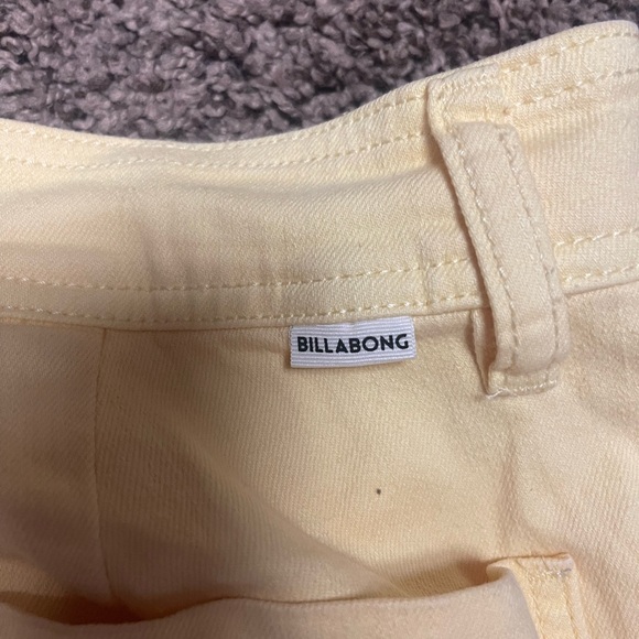 Billabong high rise free fall pant in pale yellow - Picture 2 of 5
